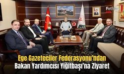 Ege Gazeteciler Federasyonu’ndan Bakan Yardımcısı Yiğitbaşı’na Ziyaret