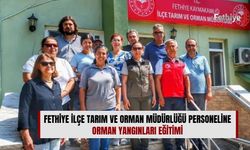 Fethiye İlçe Tarım Ve Orman Müdürlüğü Personeline Orman Yangınları Eğitimi