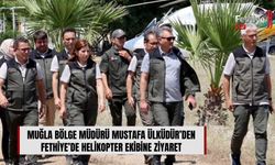Muğla Bölge Müdürü Mustafa Ülküdür’den Fethiye’de Helikopter Ekibine Ziyaret