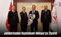 Jandarmadan Kaymakam Akkaya’ya Ziyaret