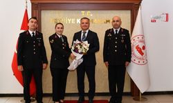 Jandarmadan Kaymakam Akkaya’ya Ziyaret