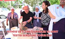 Fethiye’de El Emeği Ürünler Ve Dont Testisi Sergisine Yoğun İlgi