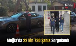 Muğla’da 22 Bin 730 Şahıs Sorgulandı
