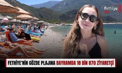 Fethiye’nin Gözde Plajına Bayramda 18 Bin 870 Ziyaretçi