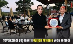 Seydikemer Başsavcısı Gülşen Arslan’a Veda Yemeği