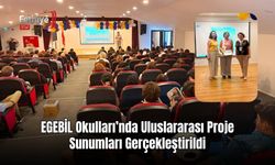 Egebil Okulları’nda Uluslararası Proje Sunumları Gerçekleştirildi