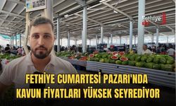 Fethiye Cumartesi Pazarı'nda Kavun Fiyatları Yüksek Seyrediyor
