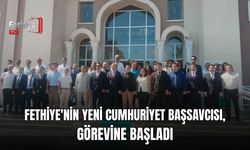 Fethiye'nin Yeni Cumhuriyet Başsavcısı, Görevine Başladı