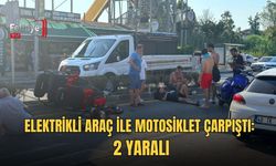 Elektrikli Araç ile Motosiklet Çarpıştı: 2 Yaralı