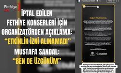 Mustafa Sandal: "Ben de Üzgünüm"