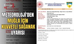 Meteoroloji'den Muğla İçin Kuvvetli Sağanak Uyarısı