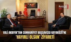 Vali Akbıyık’tan Cumhuriyet Başsavcısı Kayaközü’ne ‘Hayırlı Olsun’ Ziyareti