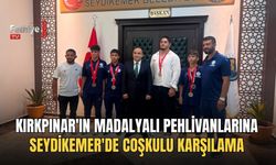 Kırkpınar'ın Madalyalı Pehlivanlarına Seydikemer'de Coşkulu Karşılama