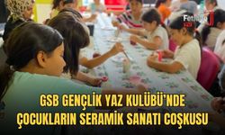 Gsb Gençlik Yaz Kulübü’nde Çocukların Seramik Sanatı Coşkusu
