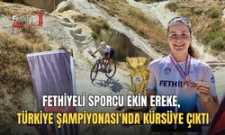 Fethiyeli Sporcu Ekin Ereke, Türkiye Şampiyonası'nda Kürsüye Çıktı