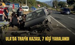 Ula'da Trafik Kazası, 7 Kişi Yaralandı