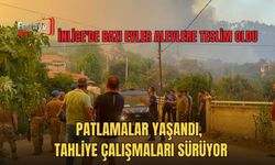 İnlice'de Bazı Evler Alevlere Teslim Oldu
