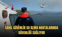 Sahil Güvenlik Su Alma Noktalarında Güvenliği Sağlıyor