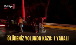Ölüdeniz Yolunda Kaza; 1 Yaralı