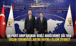 AK Parti Grup Başkan Vekili Abdülhamit Gül'den Ercan Torunoğulları'na Hayırlı Olsun Ziyareti