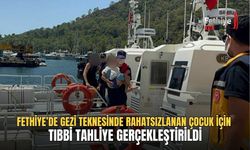 Fethiye’de Gezi Teknesinde Rahatsızlanan Çocuk İçin Tıbbi Tahliye Gerçekleştirildi