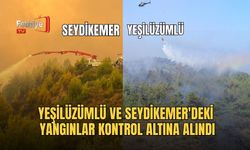 Yeşilüzümlü Ve Seydikemer'deki Yangınlar Kontrol Altına Alındı