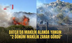 Datça'da Makilik Alanda Yangın: "2 Dönüm Makilik Zarar Gördü"