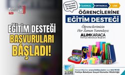 Eğitim Desteği Başvuruları Başladı!