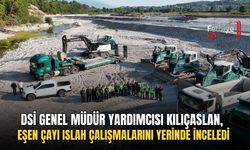Dsi Genel Müdür Yardımcısı Kılıçaslan, Eşen Çayı Islah Çalışmalarını Yerinde İnceledi