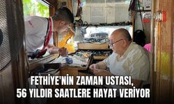 Fethiye'nin Zaman Ustası, 56 Yıldır Saatlere Hayat Veriyor