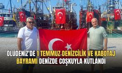 Ölüdeniz'de 1 Temmuz Denizcilik Ve Kabotaj Bayramı Denizde Coşkuyla Kutlandı