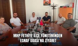 MHP Fethiye İlçe Yönetiminden Esnaf Odası’na Ziyaret
