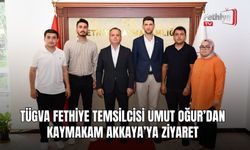 TÜGVA Fethiye Temsilcisi Umut Oğur’dan Kaymakam Akkaya’ya Ziyaret