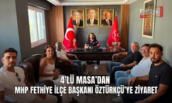 4’lü Masa’dan MHP Fethiye İlçe Başkanı Öztürkçü’ye Ziyaret
