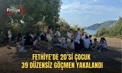 Fethiye’de 20’si Çocuk 39 Düzensiz Göçmen Yakalandı