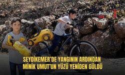 Seydikemer’de Yangının Ardından Minik Umut’un Yüzü Yeniden Güldü