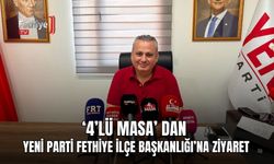 ‘4’lü Masa’ dan Yeni Parti Fethiye İlçe Başkanlığı’na Ziyaret
