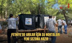 Fethiye’de Arılar İçin Su Noktaları Yeni Sezona Hazır