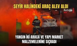 Seyir Halindeki Araç Alev Aldı