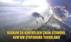 Bodrum'da Kontrolden Çıkan Otomobil Avm'nin Otoparkına Yuvarlandı