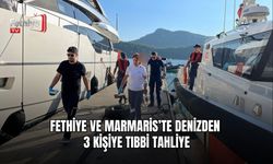 Fethiye Ve Marmaris’te Denizden 3 Kişiye Tıbbi Tahliye