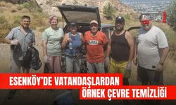 Esenköy’de Vatandaşlardan Örnek Çevre Temizliği