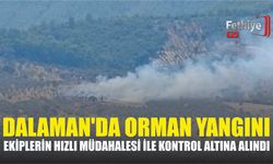 Orman Yangını Ekiplerin Hızlı Müdahalesi İle Kontrol Altına Alındı