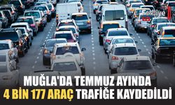 Muğla’da Temmuz Ayında 4 Bin 177 Araç Trafiğe Kaydedildi