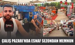 Çalış Pazarı’nda Esnaf Sezondan Memnun