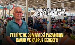 Fethiye’de Cumartesi Pazarında Kavun Ve Karpuz Bereketi