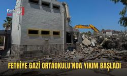 Fethiye Gazi Ortaokulu’nda Yıkım Başladı