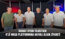 Avukat Aydın Tilkici'den 4’lü Masa Platformuna Hayırlı Olsun Ziyareti
