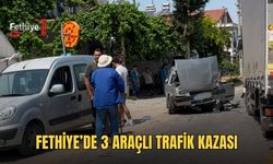 Fethiye’de 3 Araçlı Trafik Kazası