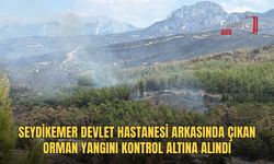 Seydikemer Devlet Hastanesi Arkasında Çıkan Orman Yangını Kontrol Altına Alındı